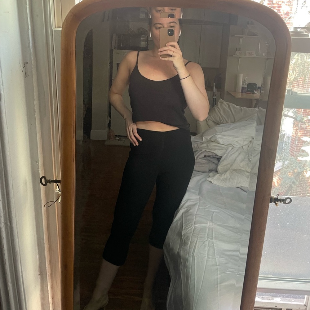 NWOT Tory Burch cropped crepe pants - Picture 4 of 10